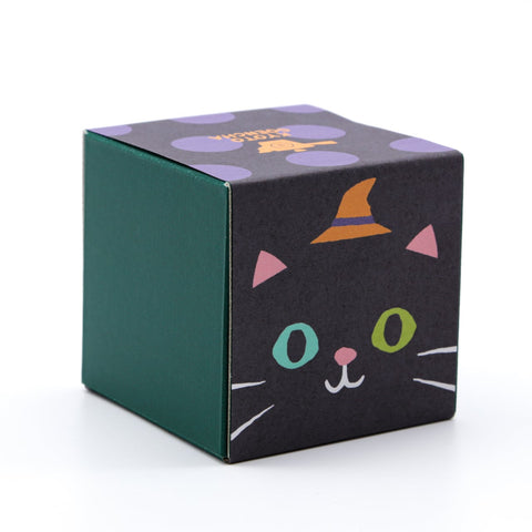 Halloween box brown | Black cat