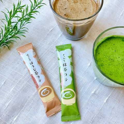 Matcha Latte &amp; Houjicha Latte Relaxing and Warming Trial Set